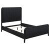 Brookmead Wood Queen Panel Bed Black