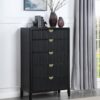 Brookmead 5-drawer Bedroom Chest Black