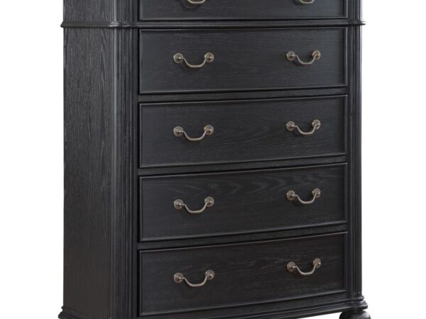 Celina 5-drawer Bedroom Chest Black