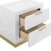 Caraway 2-drawer Nightstand White