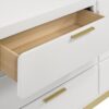 Caraway 6-drawer Dresser with Mirror White