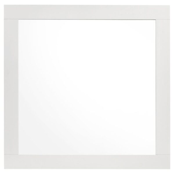 Caraway Dresser Mirror White