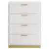 Caraway 4-drawer Bedroom Chest White