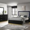 Caraway 4-piece Eastern King Bedroom Set Black