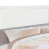 Marielle California King Panel Upholstered Bed Distressed White