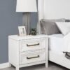 Marielle 2-drawer Nightstand Bedside Table Distressed White