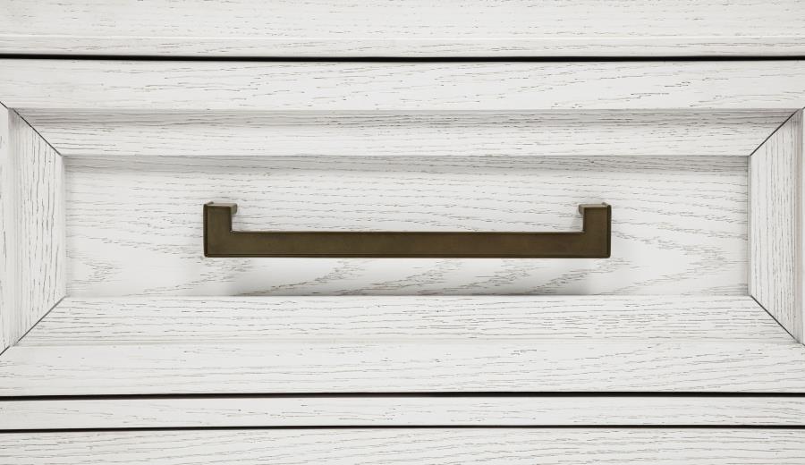 Marielle 2-drawer Nightstand Bedside Table Distressed White