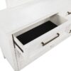 Marielle 6-drawer Dresser with Mirror Distressed White