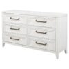 Marielle 6-drawer Bedroom Dresser Distressed White