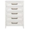 Marielle 5-drawer Bedroom Chest Distressed White