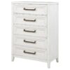 Marielle 5-drawer Bedroom Chest Distressed White