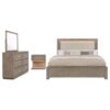 Kenora 4-piece California King Bedroom Set Barley Brown