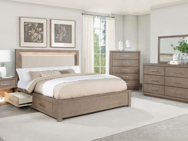 Kenora 5-piece California King Bedroom Set Barley Brown