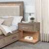 Kenora 1-drawer Nightstand Bedside Table Barley Brown