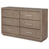 Kenora 6-drawer Dresser Barley Brown