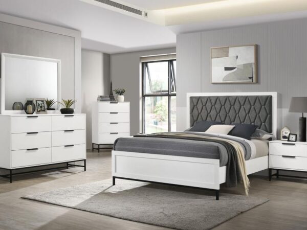 Sonora 5-piece California King Bedroom Set White