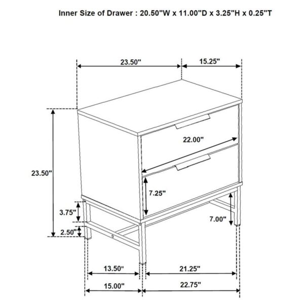 Sonora 5-piece California King Bedroom Set White