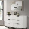Sonora 6-drawer Bedroom Dresser White
