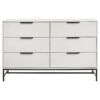 Sonora 6-drawer Bedroom Dresser White