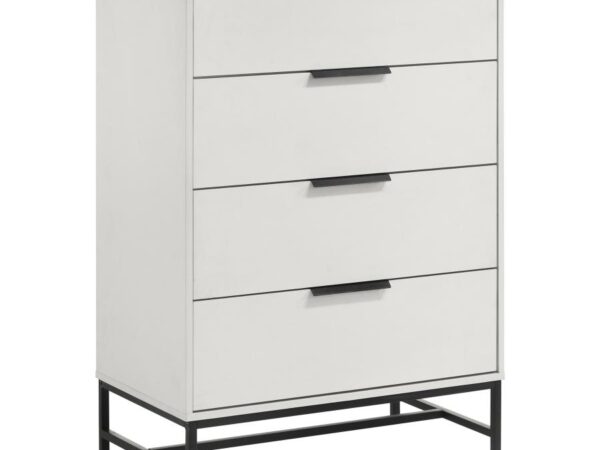 Sonora 4-drawer Bedroom Chest White