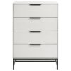 Sonora 4-drawer Bedroom Chest White