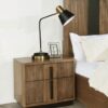 Terrace 2-drawer Nightstand Bedside Table Ash Brown