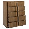 Terrace 5-drawer Chest of Drawers Ash Brown