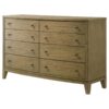 Granada 8-drawer Dresser Cabinet Natural Pine