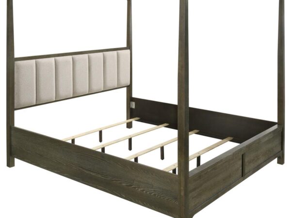 Gran Park California King Four Poster Canopy Bed Dark Cocoa