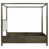 Gran Park Queen Canopy Bed Dark Cocoa