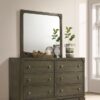Gran Park 6-drawer Dresser and Mirror Dark Cocoa