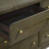Gran Park 6-drawer Dresser Cabinet Dark Cocoa