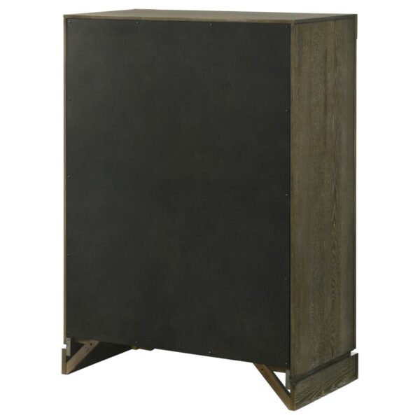 Gran Park 5-drawer Bedroom Chest of Drawers Dark Cocoa
