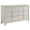 Olivia 4-piece Eastern King Bedroom Set Pearl White