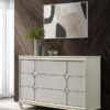 Olivia 6-drawer Dresser Cabinet Pearl White