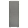 Ives 5-drawer Bedroom Chest of Drawers Grey High Gloss