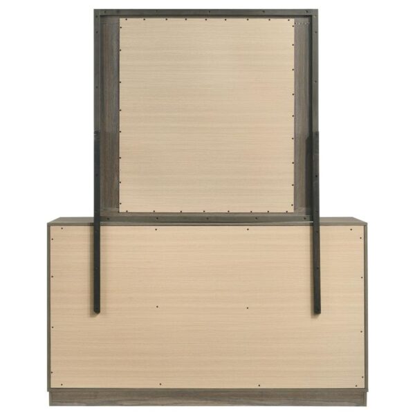 Fenwick 9-drawer Dresser with Mirror Grey Oak