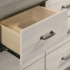 Fenwick 9-drawer Dresser with Mirror Grey Oak
