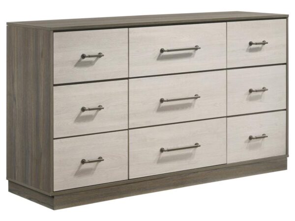 Fenwick 9-drawer Dresser Grey Oak