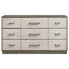 Fenwick 9-drawer Dresser Grey Oak