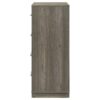 Fenwick 4-drawer Chest of Drawers Grey Oak