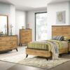 Kaywood 52-inch Twin Panel Bed Natural Pine