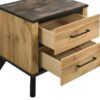 Kaywood 2-drawer Nightstand Bedside Table Natural Pine