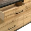 Kaywood 6-drawer Dresser and Mirror Natural Pine