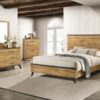 Kaywood 6-drawer Dresser and Mirror Natural Pine