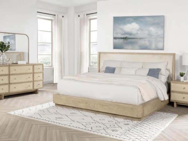 Kailani 4-piece California King Bedroom Set Beige Oak