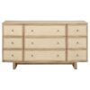 Kailani 9-drawer Dresser Cabinet Beige Oak