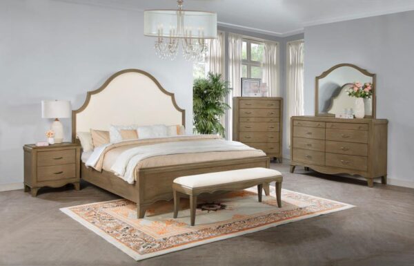 Revello 67-inch California King Panel Bed Washed Mango