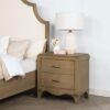 Revello 2-drawer Nightstand Bedside Table Washed Mango