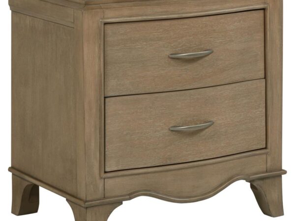 Revello 2-drawer Nightstand Bedside Table Washed Mango